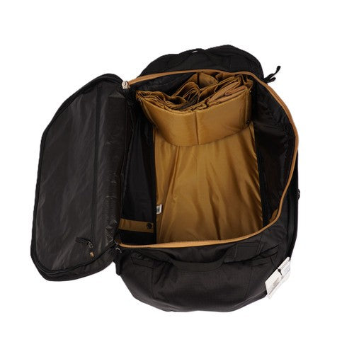 Bike Gear Duffel Bag - Cycling Travel Organizer with Helmet Compartment, Black, One Size