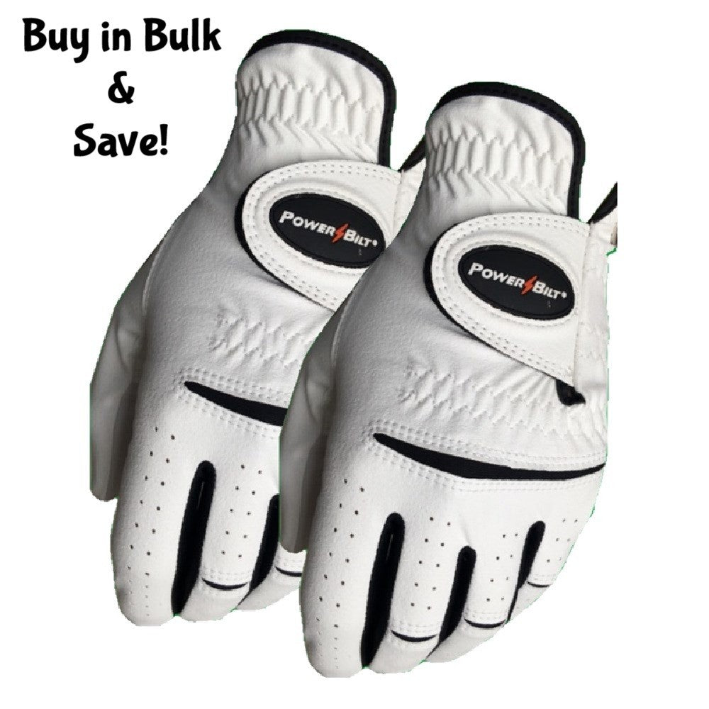 All Weather Golf Gloves 2-Pack - PowerBilt Sure-Soft, Left Hand & Right Hand Options
