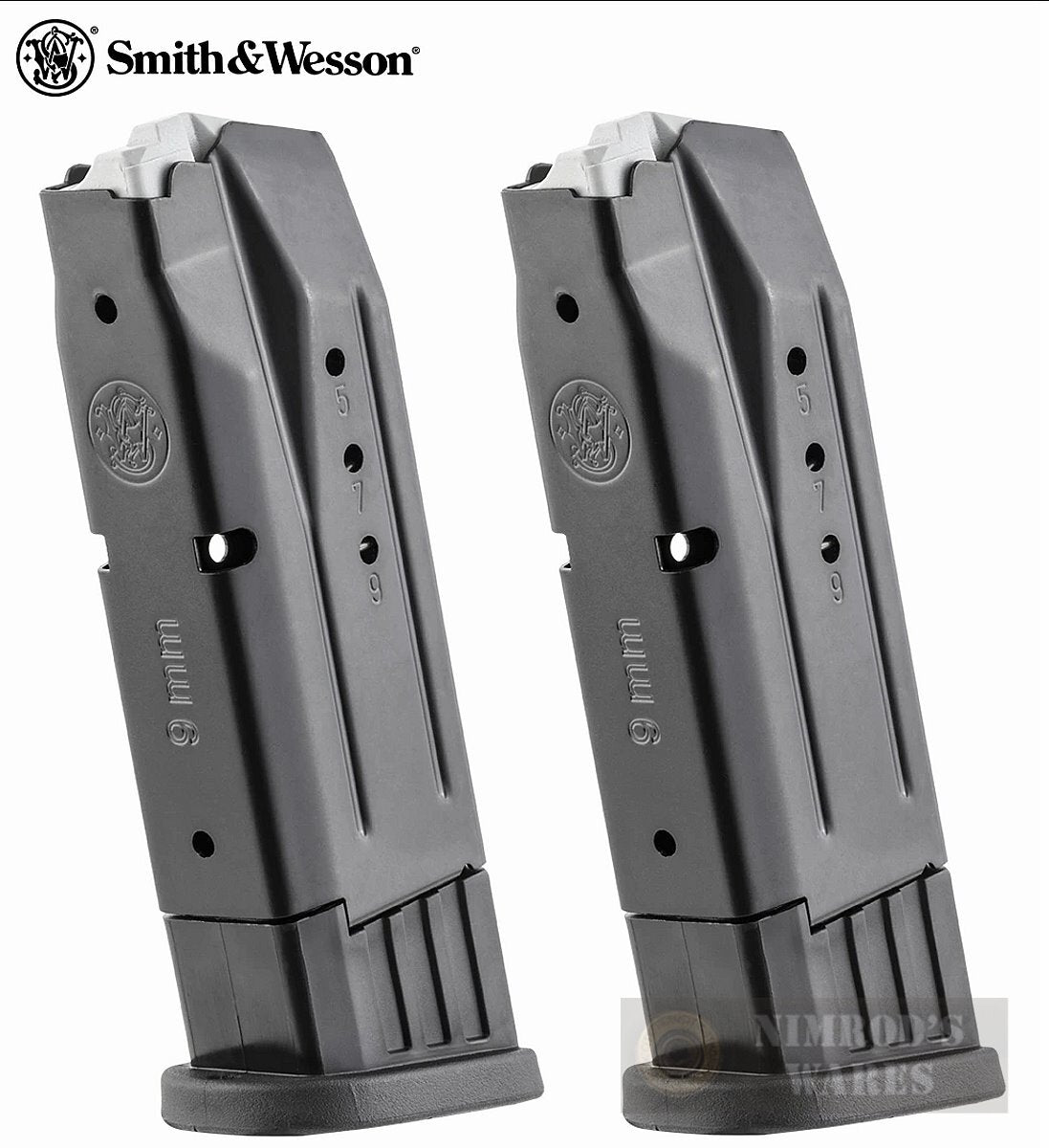 Smith & Wesson M&P9 2.0 Compact 9mm 10-Round Steel Magazines - 2 Pack