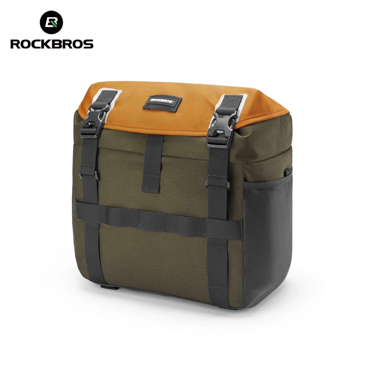Waterproof Bike Handlebar Bag 24L Expandable Cycling Front Storage