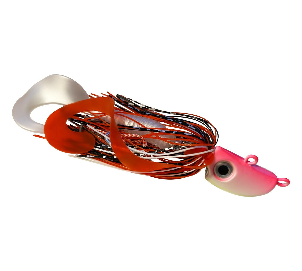 Saltwater Bass Jig - 3/4 Oz Bearded Bucktail Silicone Tails for Fishing
