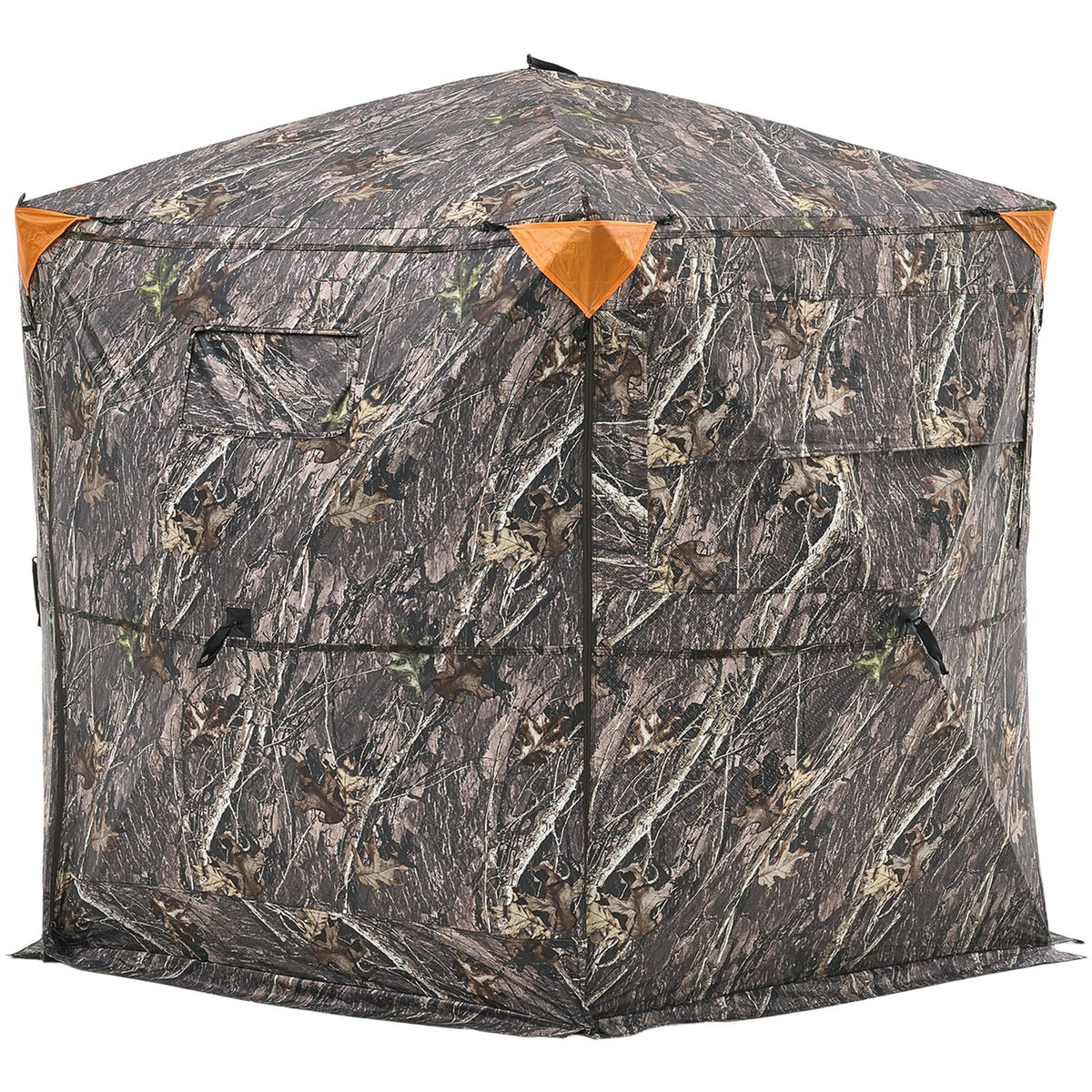 Portable Hunting Blind for 6-7 People with Carry Bag - Weather-Resistant & Quiet Design