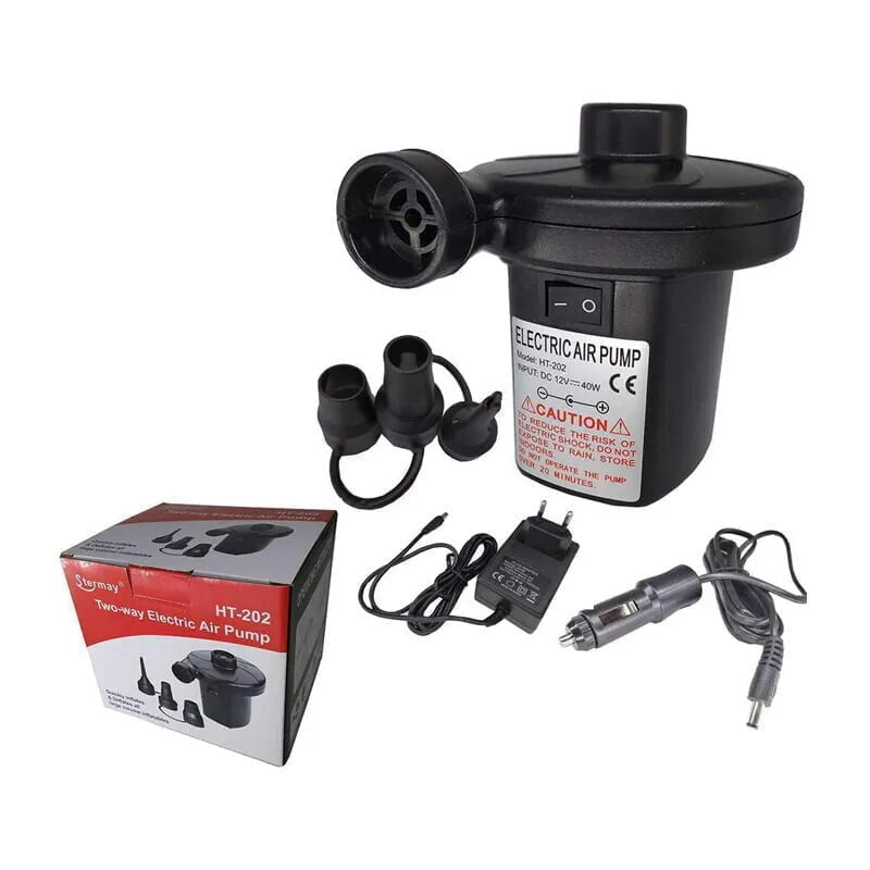 Electric Air Pump for Inflatables, Air Mattress, Pool & Boat Inflation