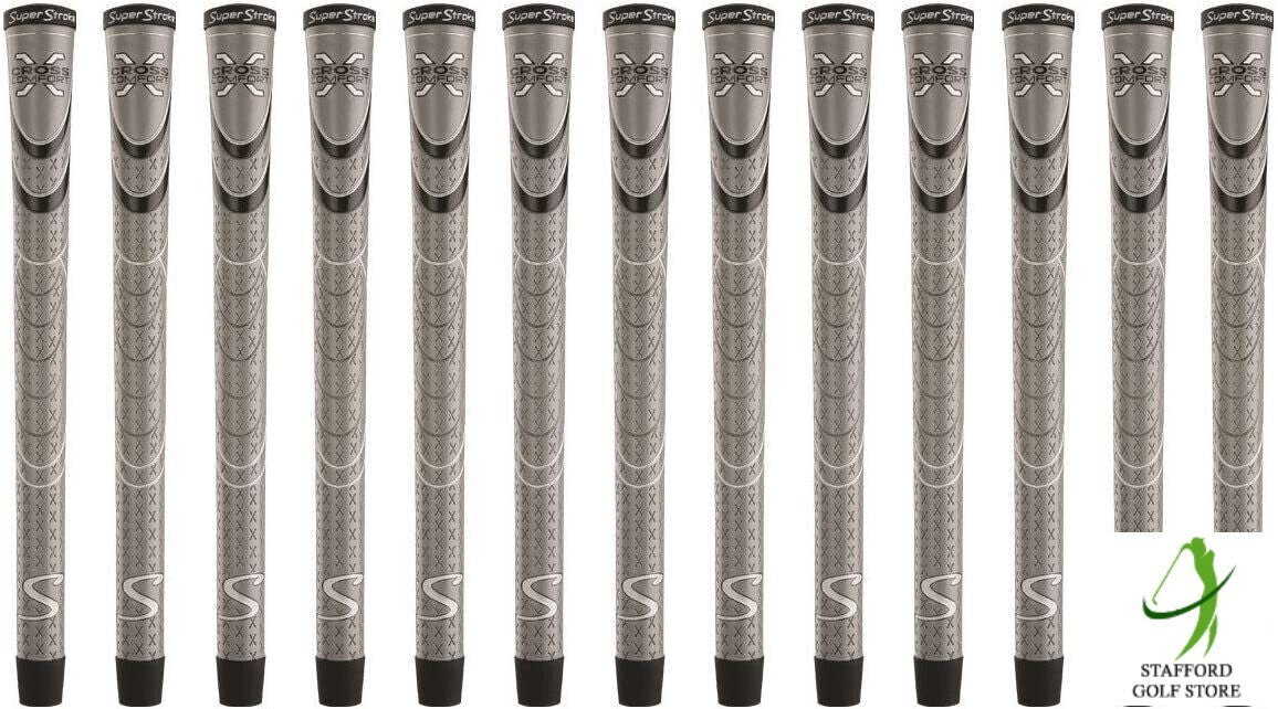 Golf Grip Set - Super Stroke Cross Comfort Undersize, Standard, Midsize & Jumbo