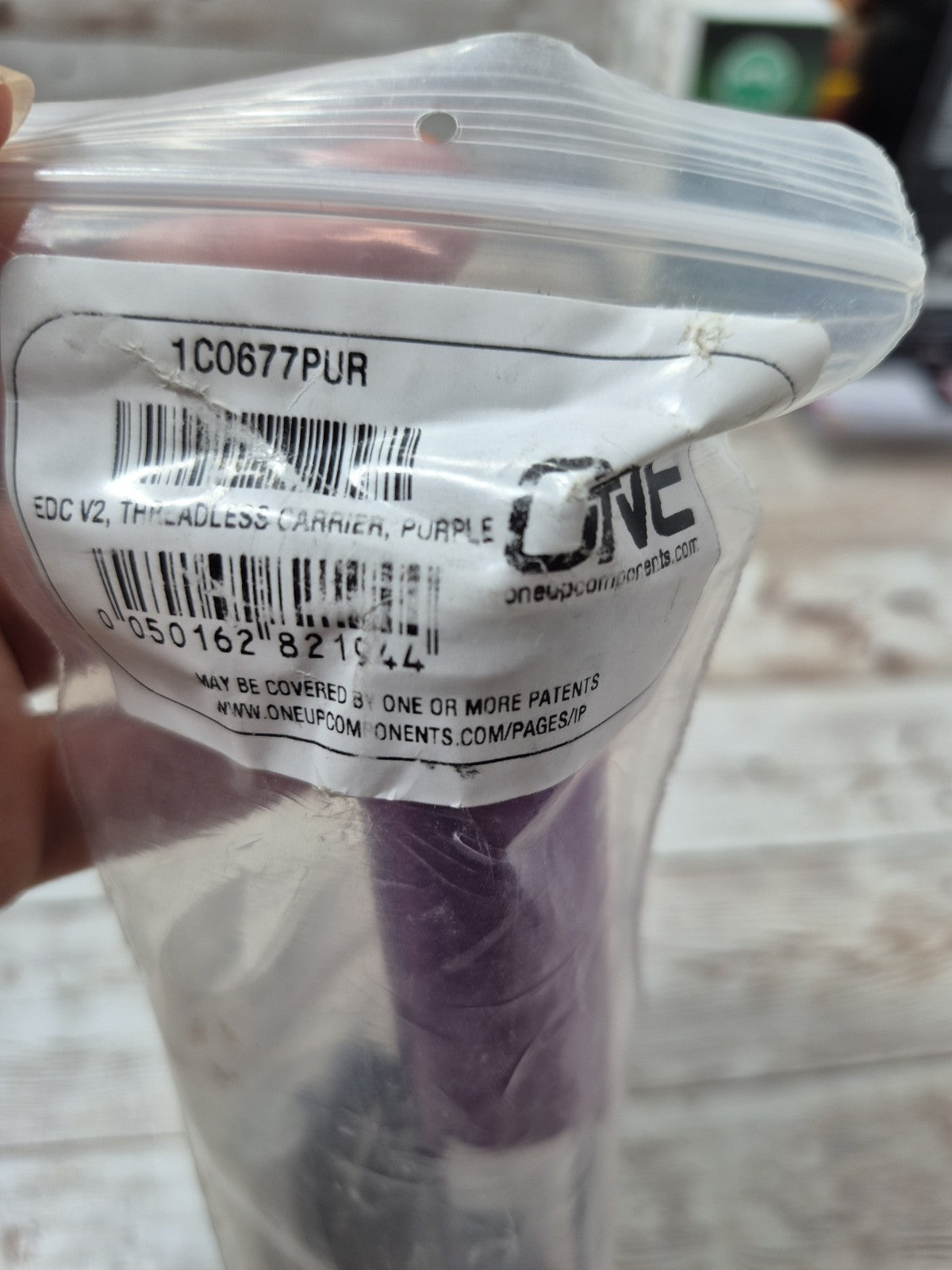 Oneup EDC V2 Threadless Carrier - Purple Bike Accessory