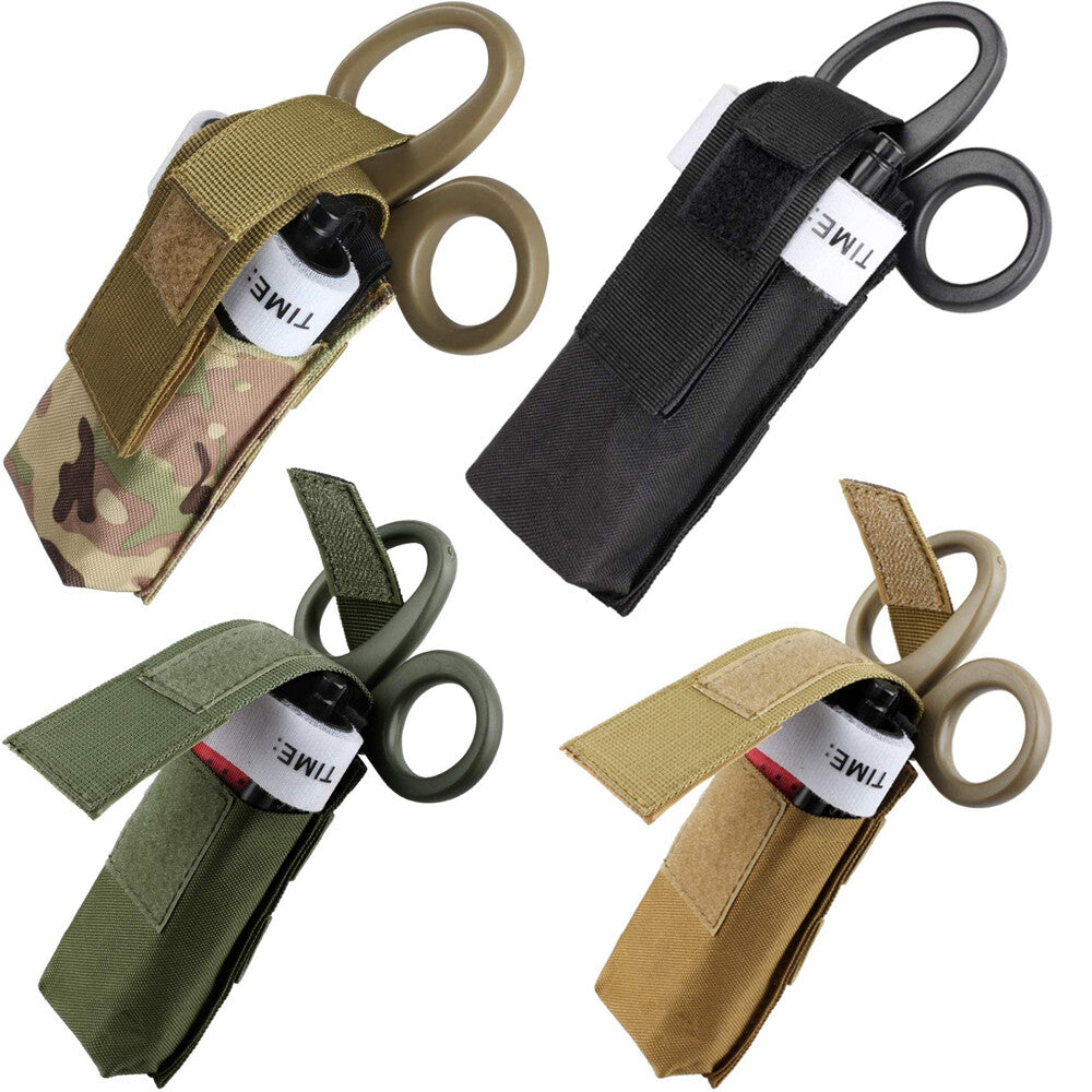 Tactical Medical Shears Pouch EMT Scissors Bag Organizer for Molle System