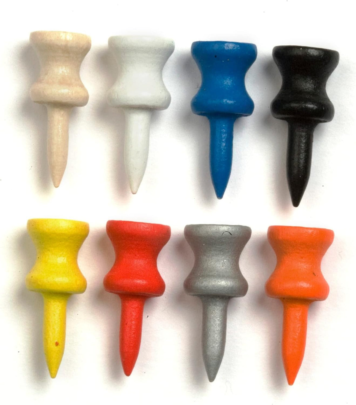 High-Quality Wooden Golf Tees 1 Inch - Pack of 100 Step Down Tees for Consistent Tee Shots