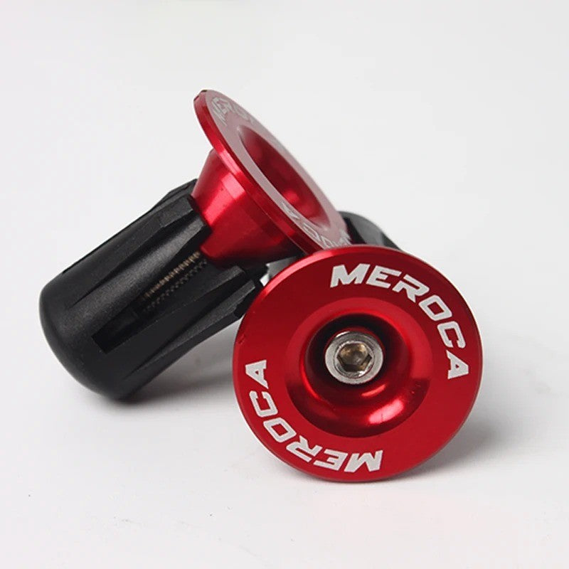 Aluminum Bicycle Handlebar End Plugs - MTB Road & Mountain Bike Caps