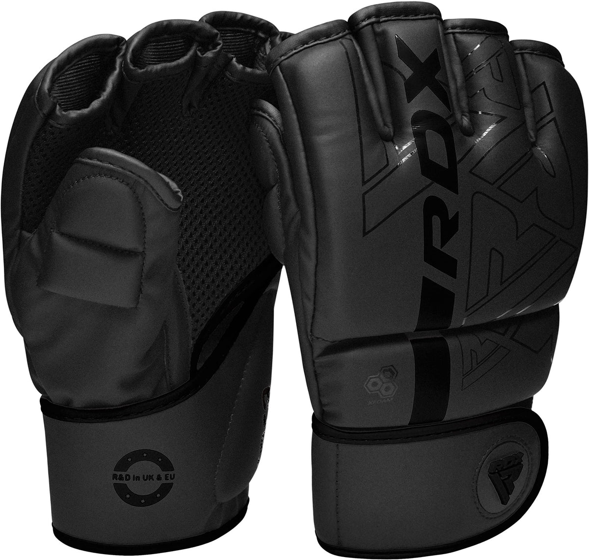 Large MMA Gloves for Sparring & Grappling - Pre-Curved Boxing & Kickboxing