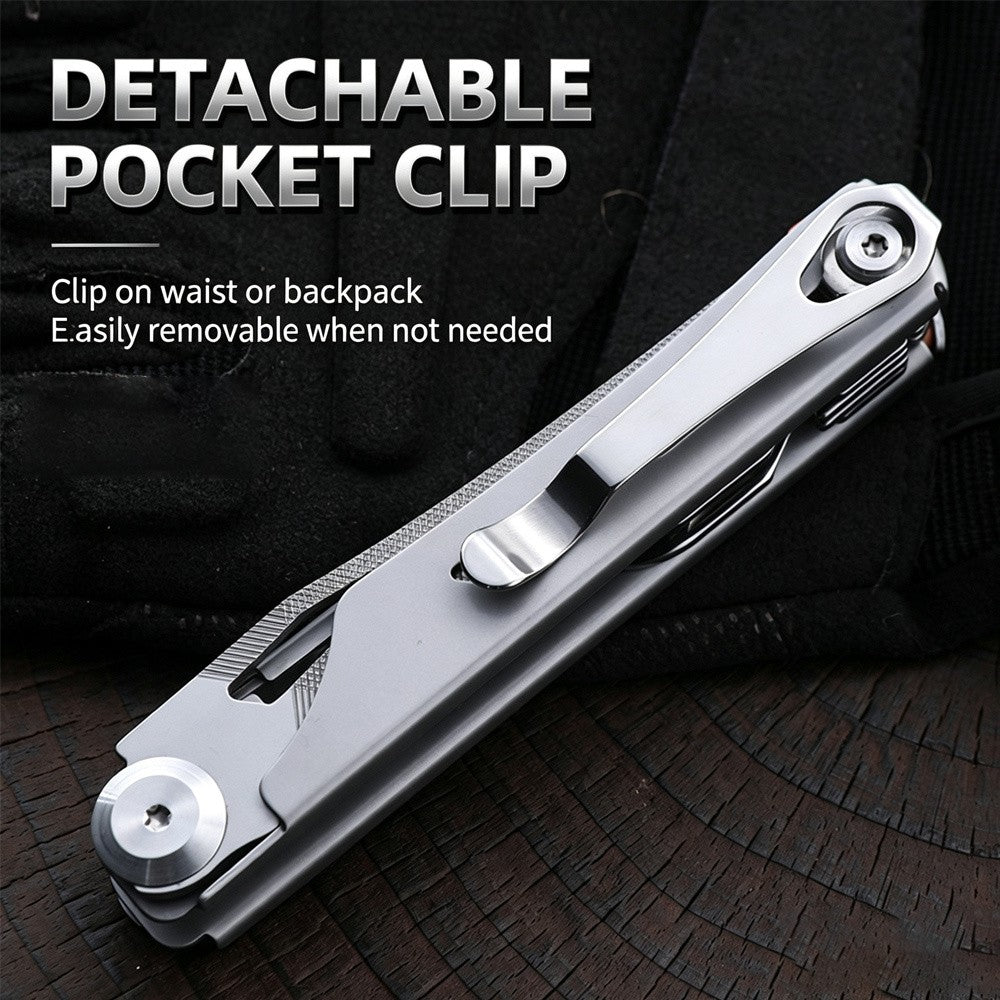 11-in-1 Multi-Function Stainless Steel Camping Multi-Tool Pocket Knife
