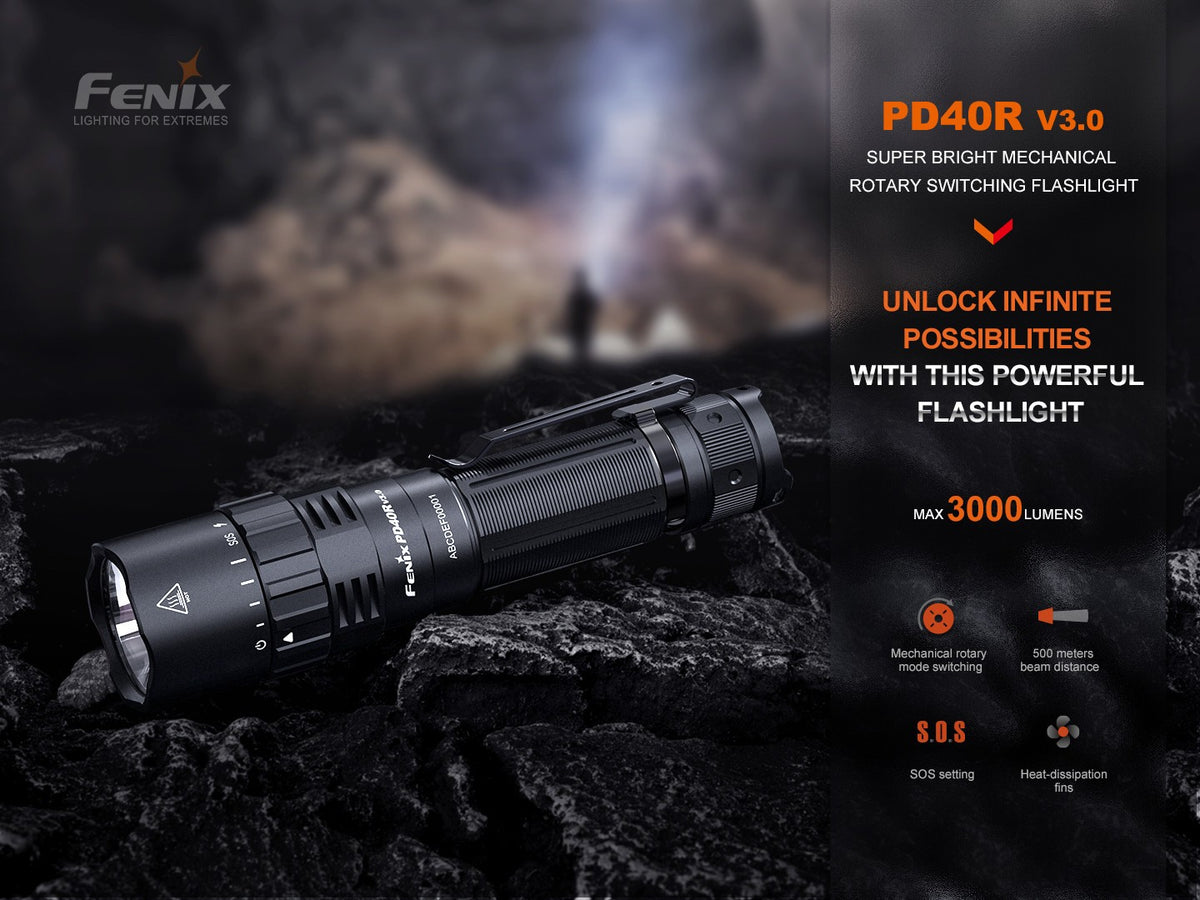 Rechargeable LED Flashlight 3000 Lumens Waterproof Aluminum Camping Light