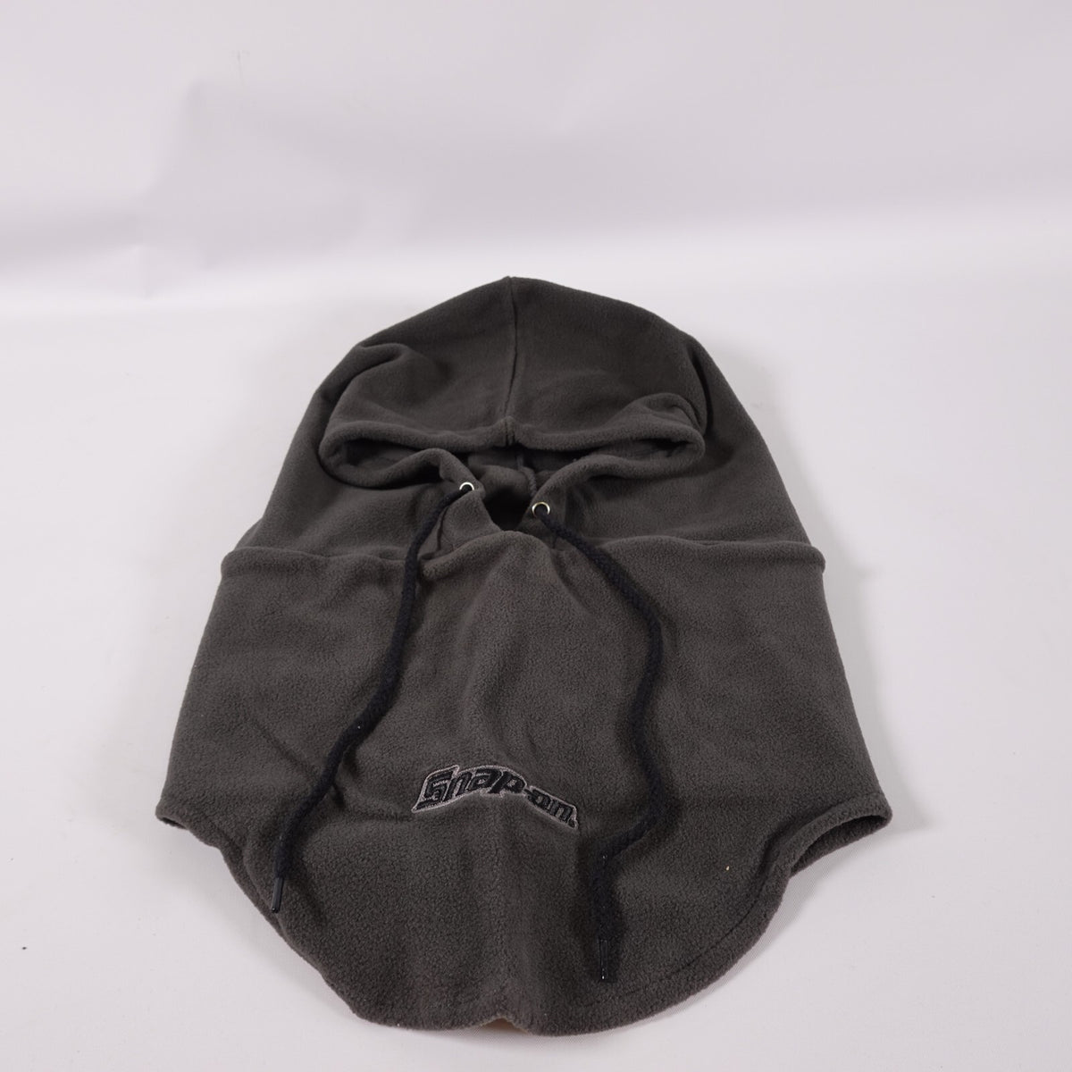 Black Hooded Balaclava Fleece Face Mask for Outdoor Warmth