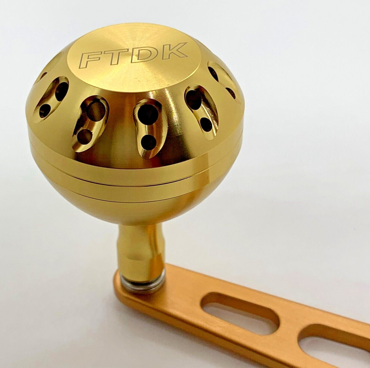 Fishing Reel Handle Kit with 47mm Knob for Saltwater Baitcasting Reels - Custom Aluminum