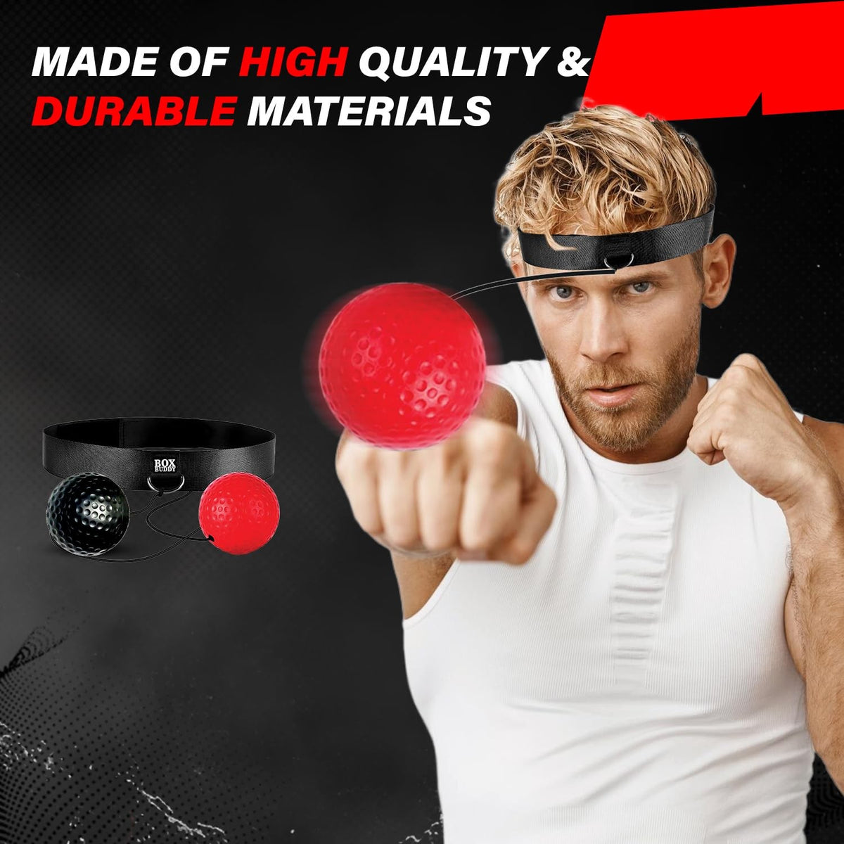 Boxing Reflex Ball Set for All Ages - Improve Speed, Agility & Coordination