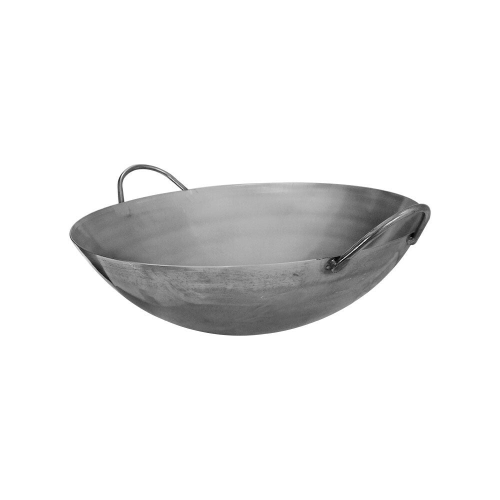 24-Inch Carbon Steel Wok Pan Chinese Traditional Cookware