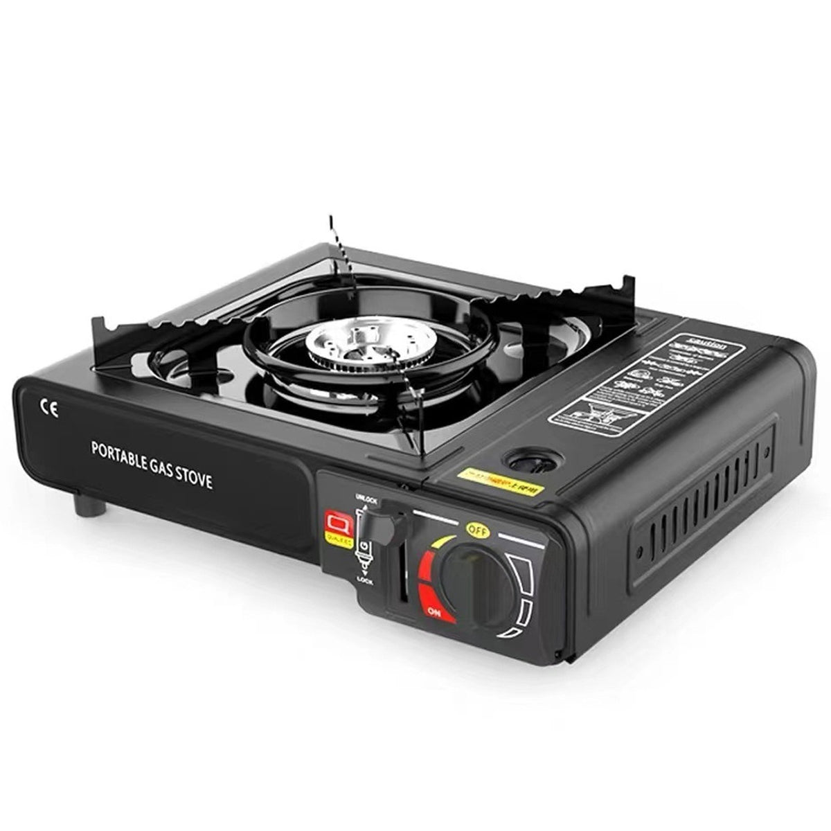 Portable Camping Stove with Carrying Case for Hiking and Emergencies