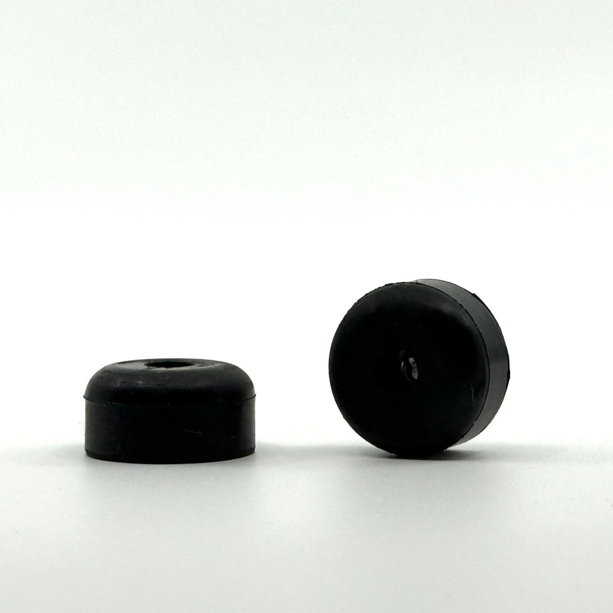 Pool Cue Bumpers Set - Old Style with Washer, Black Rubber