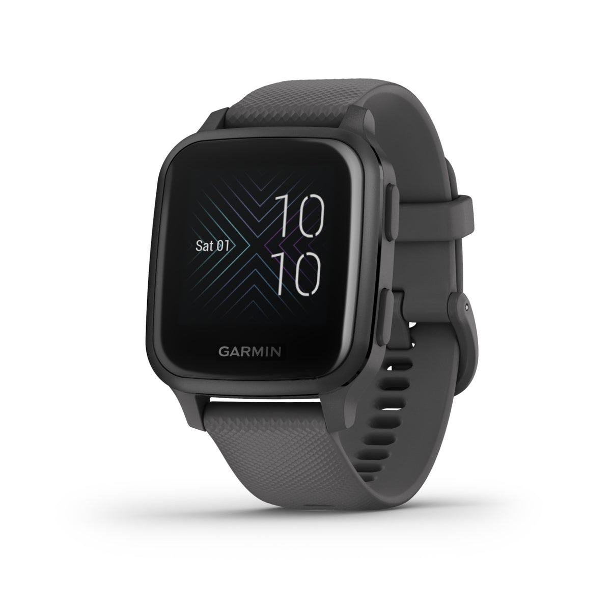 Garmin Venu Sq Shadow Gray Fitness Smartwatch with Slate Bezel - GPS & Health Monitoring