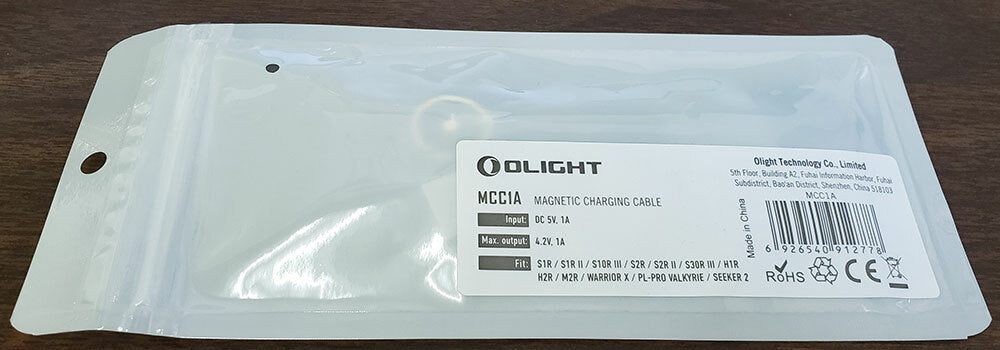 Olight MCC-1A Magnetic Charging Cable for Rechargeable Flashlights