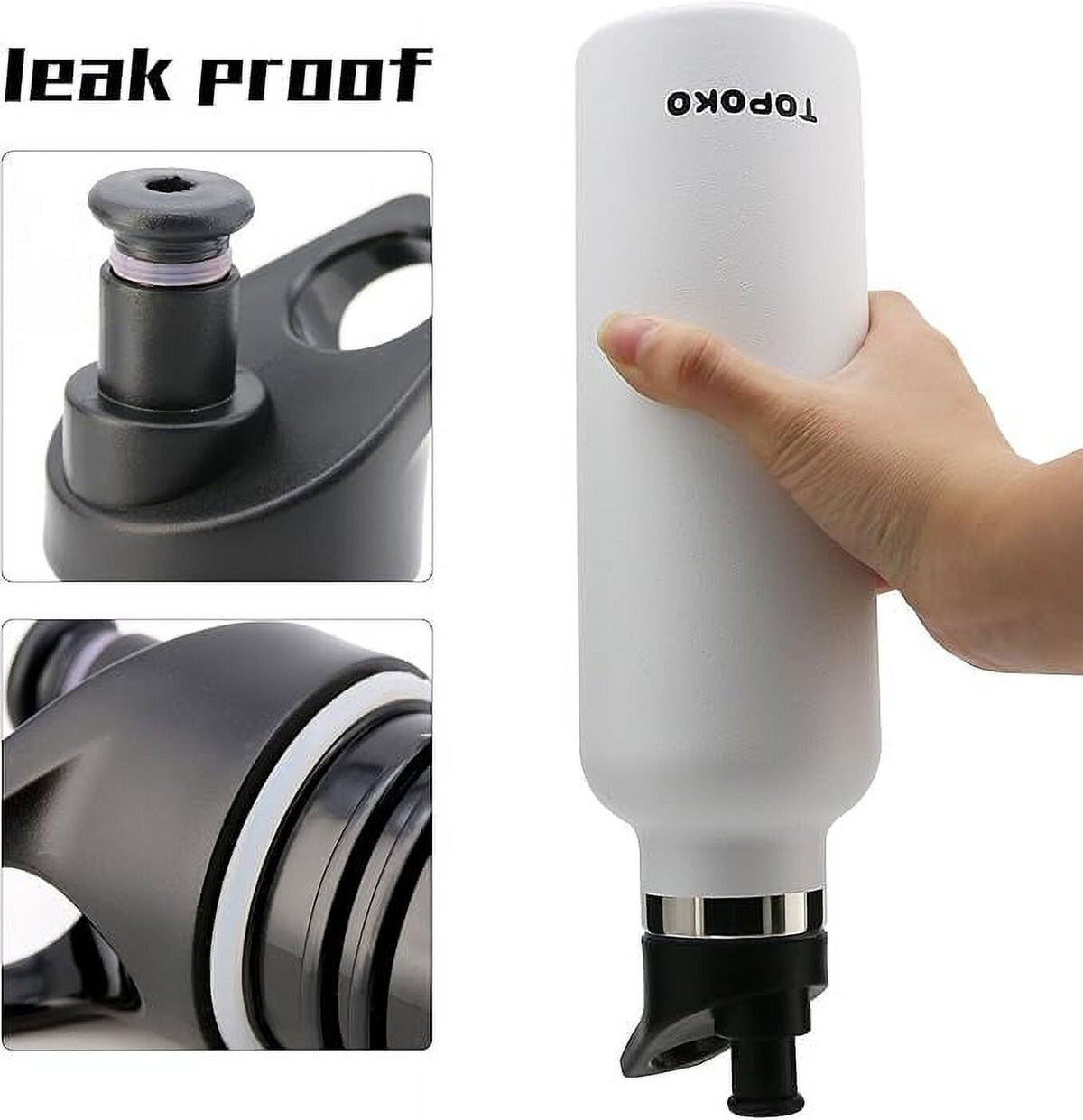 25 oz Stainless Steel Water Bottle with Double Wall Insulation and Bite Valve