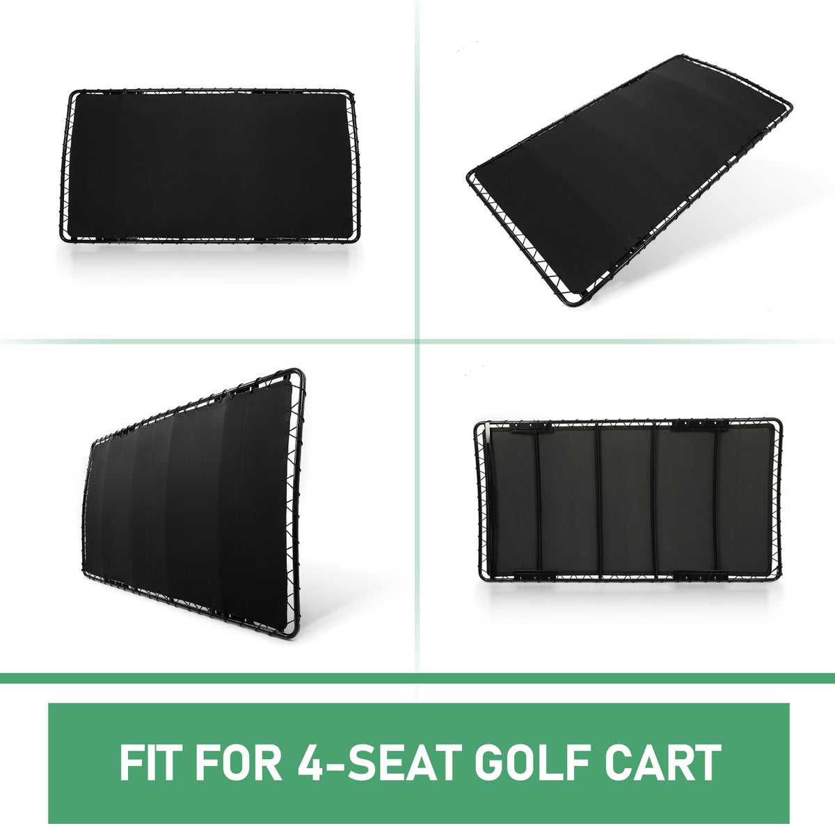 85-Inch Golf Cart Roof Top Sun Shade Kit for Club Car Precedent Onward 4-Seat