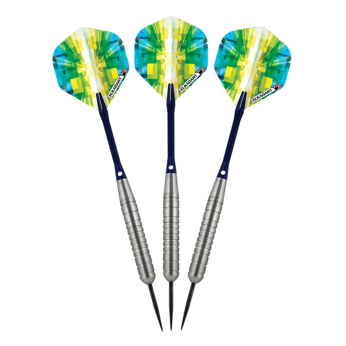 Elkadart Prism Ringed Silver Steel Tip Darts 24 Grams