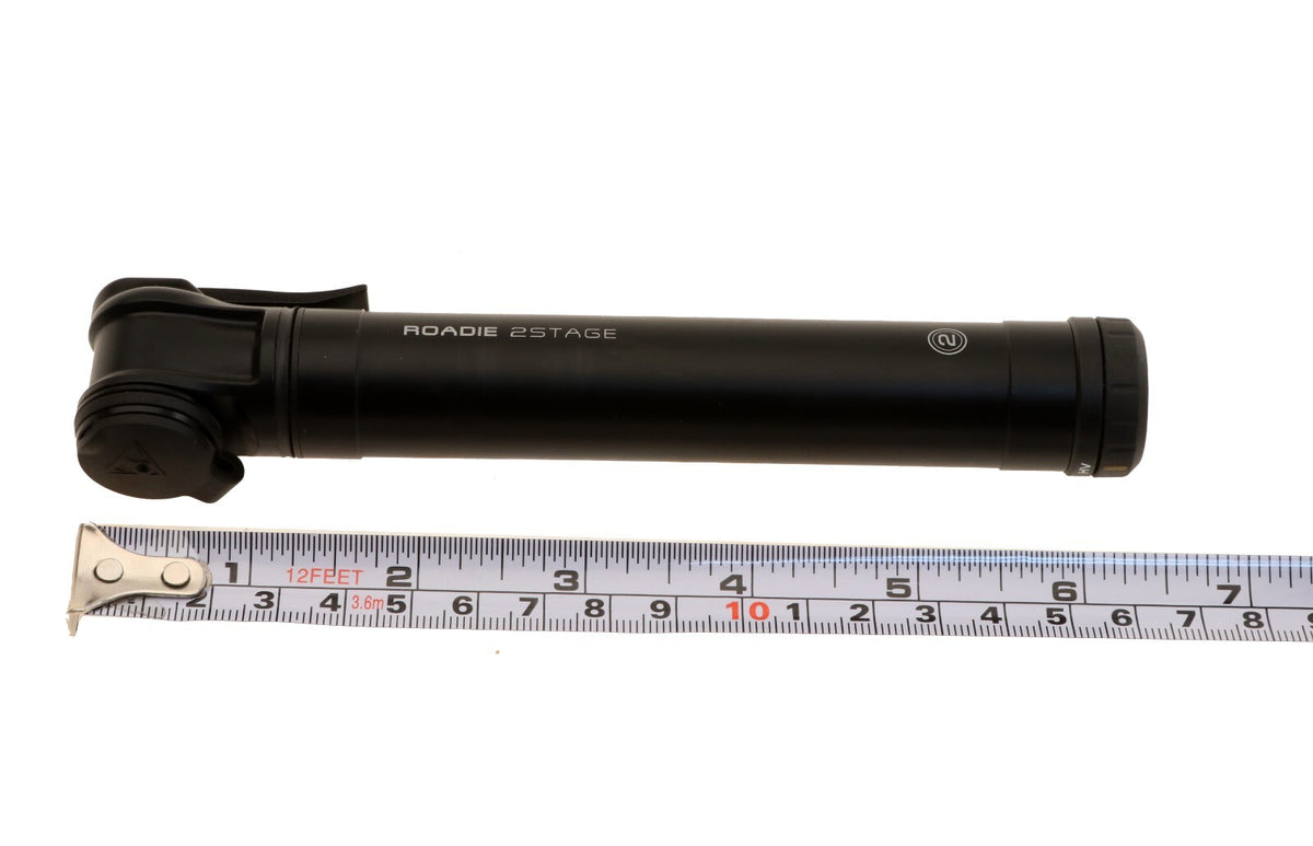Topeak Roadie 2Stage Aluminum Bike Pump Presta Valve 160 PSI Compact