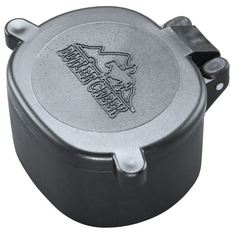 Flip-Open Scope Cover for Objective Lens | Water-Tight, Quick-Release