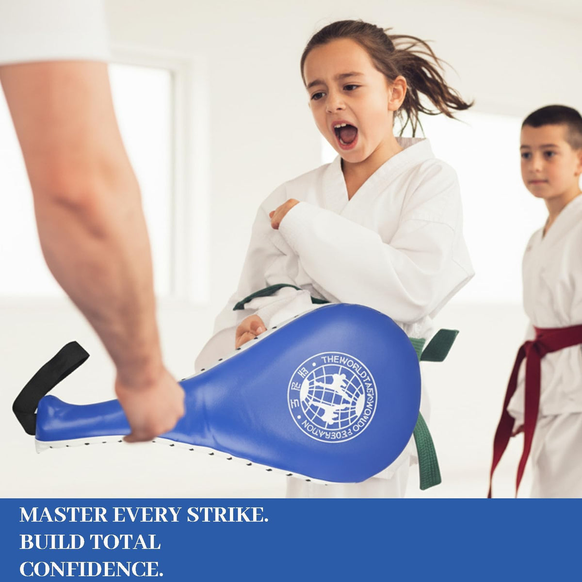 Martial Arts Training Set with Rebreakable Breaking Board and Kick Target Pad