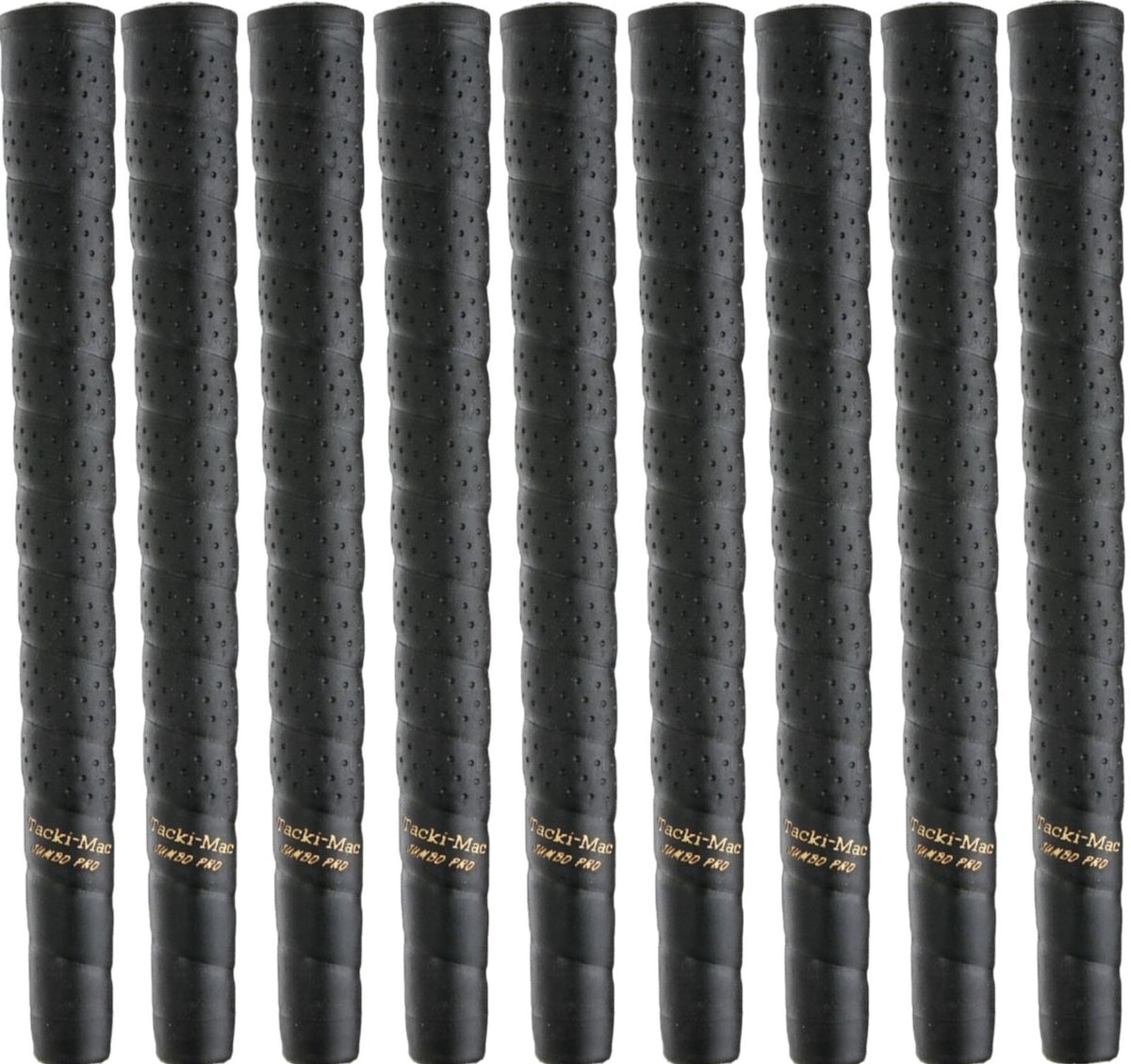 Perforated Golf Grips Bundle Set - Standard Midsize Jumbo - Stable, Comfortable Fit