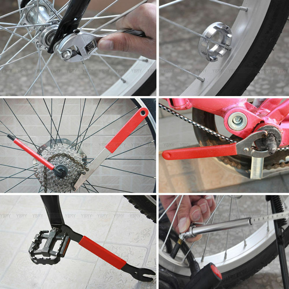 44PCS Bike Repair Tool Kit Set - Bicycle Maintenance & Cycling Gear