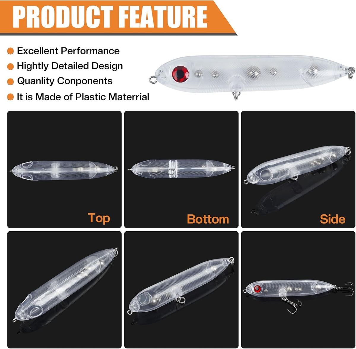 Catfish Rattling Floats Set - Heavy-Duty Line Float Lure for Catfishing