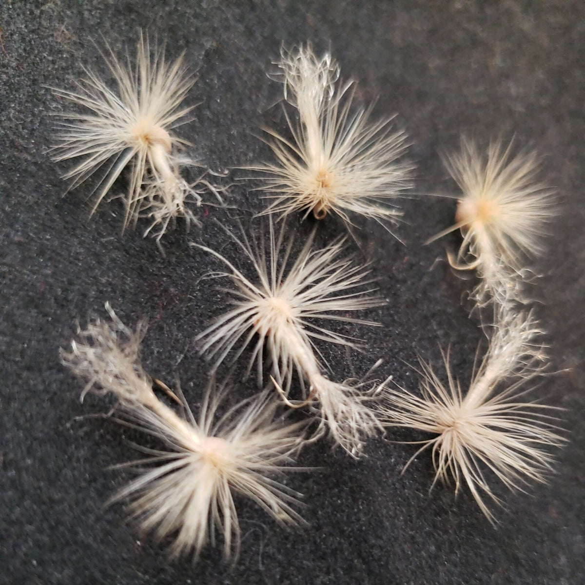 Fly Fishing Dry Trout Flies #16 Hackle Stacker Dun Light - Custom Tied