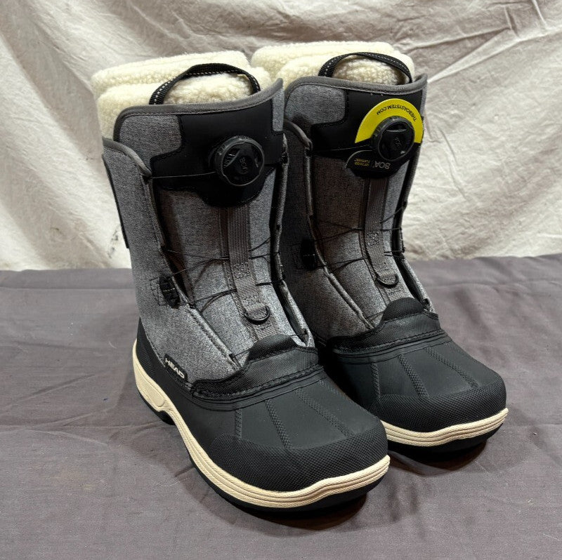 HEAD Operator Boa-Coiler Snow Sport Boots Gray US 8 EU 39 New