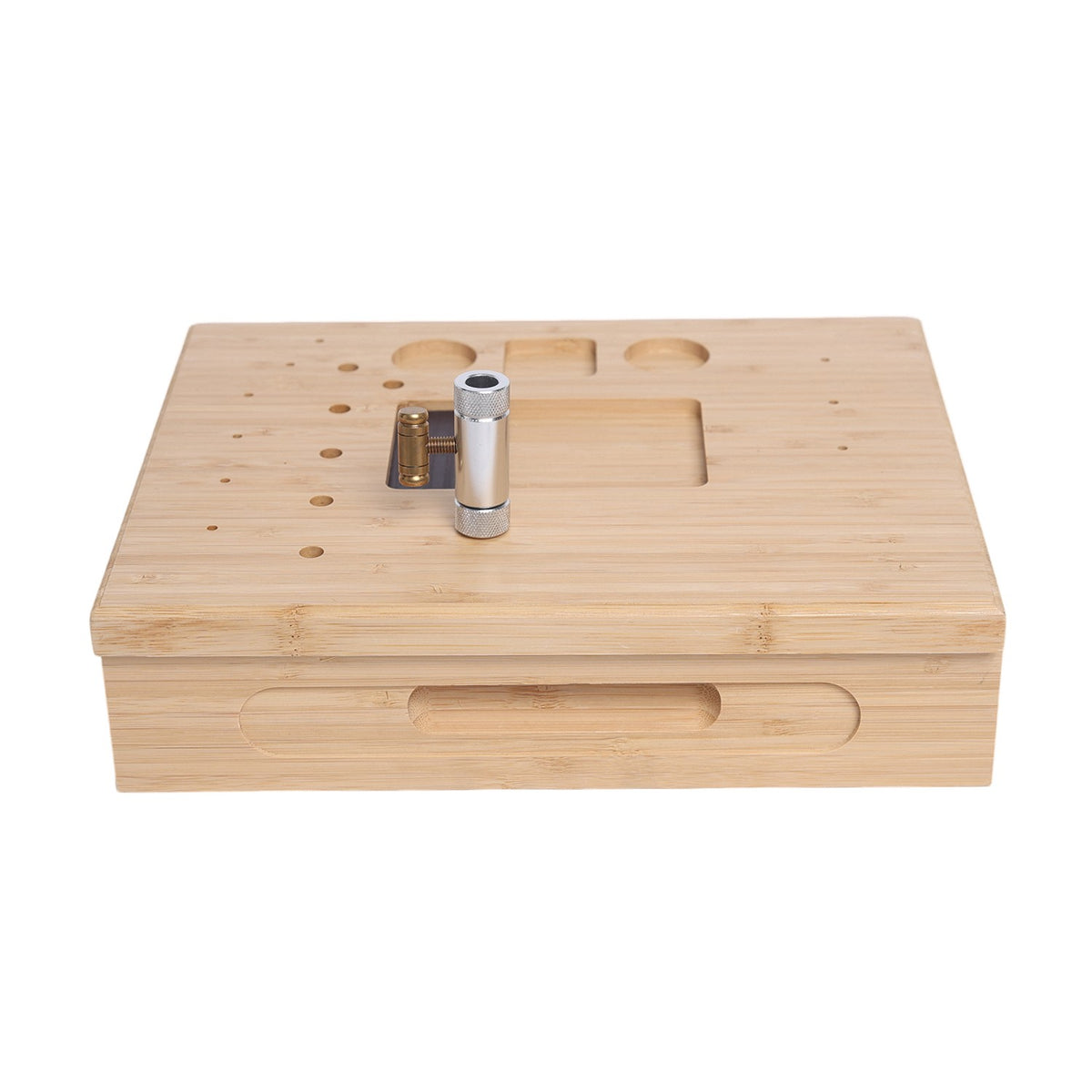 Drawer Organizer with 12 Slots - Bamboo Fly Tying Workstation & Tool Storage
