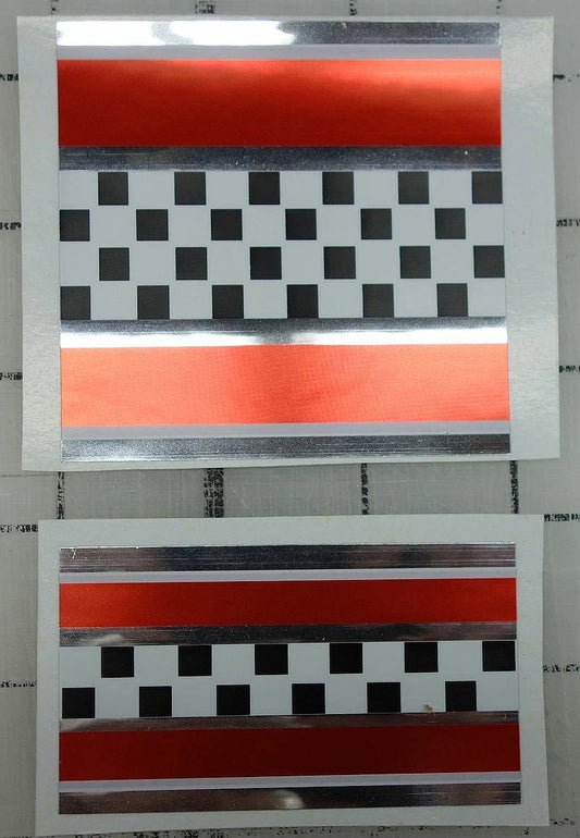 Red Bicycle Frame Decals for Sears Screamer Bike - Frame & Chainguard Stickers