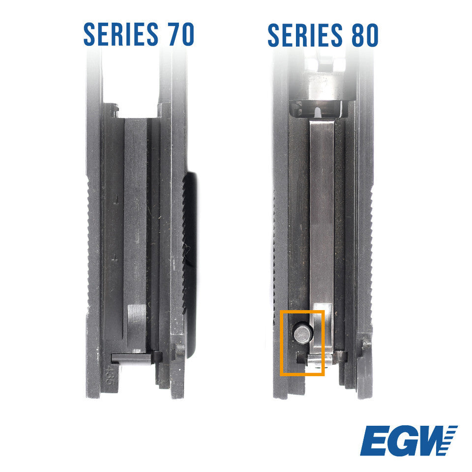1911 Series 70 Practical Extractor for 9mm, 38 Super, 40 S&W - Blued