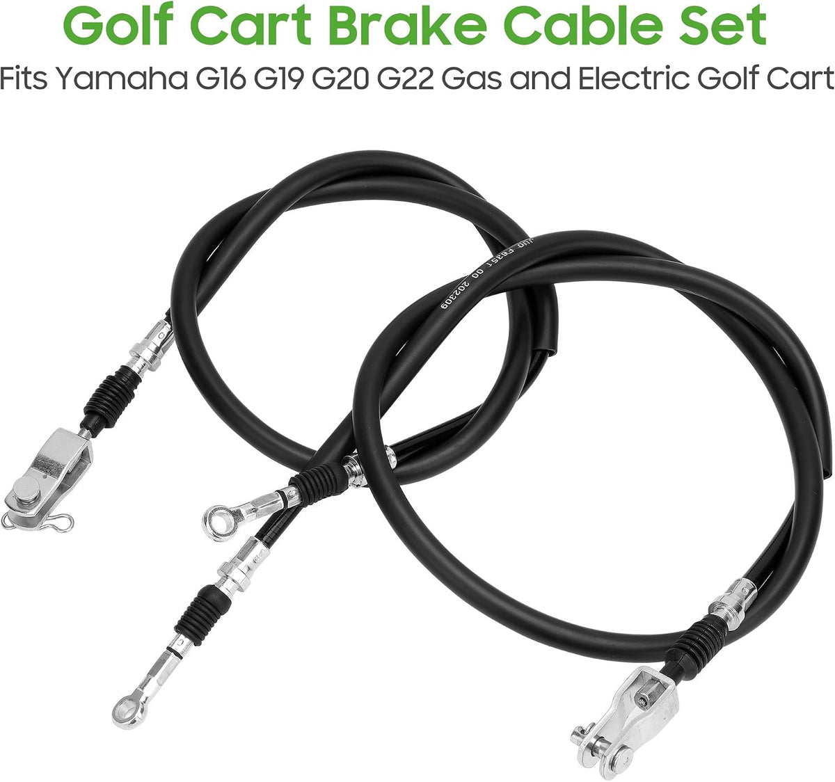 Golf Cart Brake Cable Set for Yamaha G8 G14 G16 G19 G20 G22 Gas & Electric