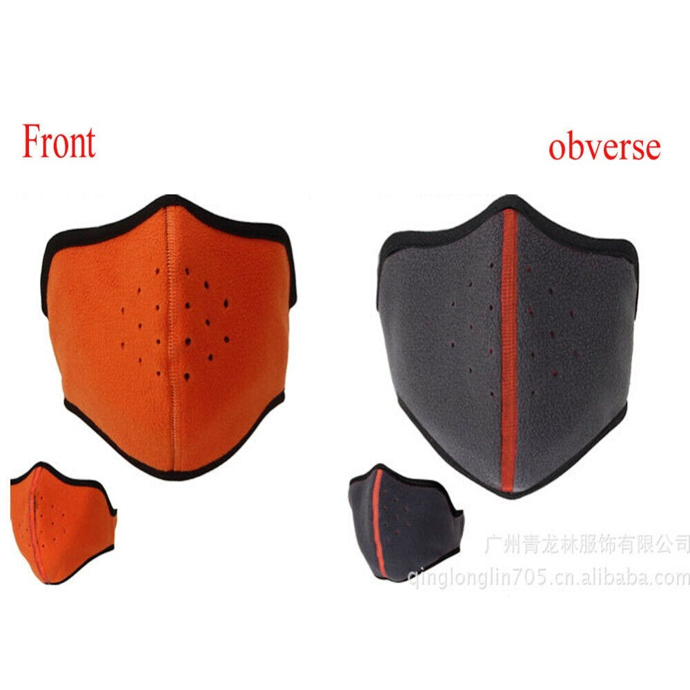 Winter Windproof Half Face Mask for Men Women Skiing Cycling Running