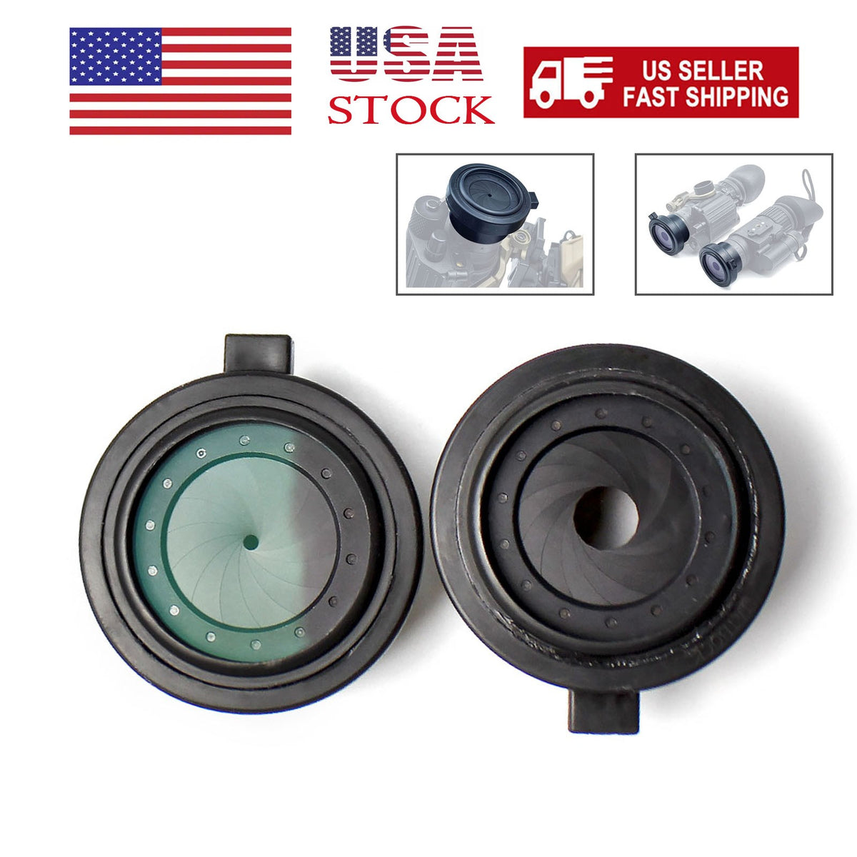 Adjustable Lens Cap for Night Vision Goggles PVS14 PVS31 Protective Cover