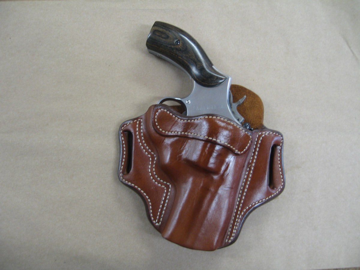 Leather OWB Pancake Holster for Taurus Revolvers - Custom Fits All Variants