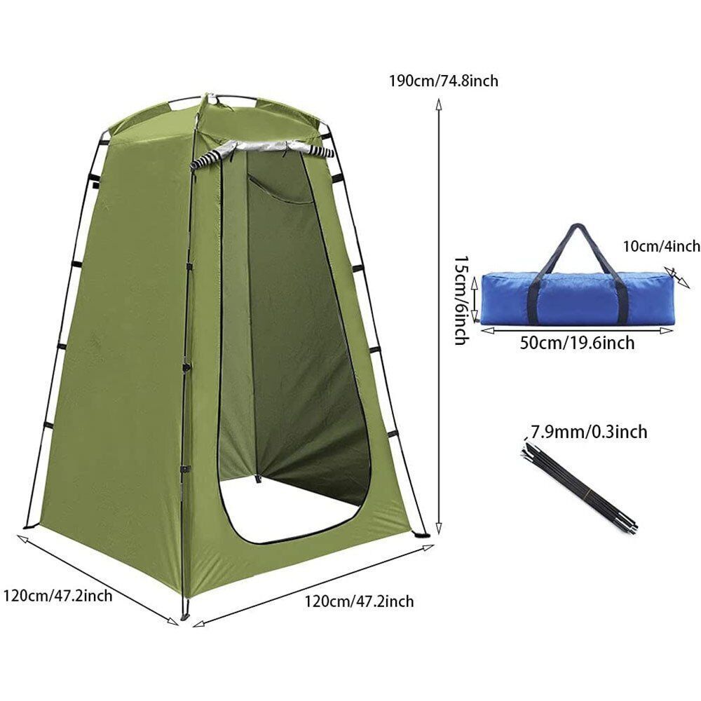 Portable Camping Shower Tent Waterproof Privacy Shelter for Outdoor Use