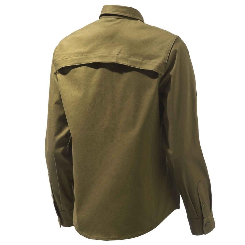 Women's Hunting Shirt Brown Cotton Field Shirt for Outdoor Activities