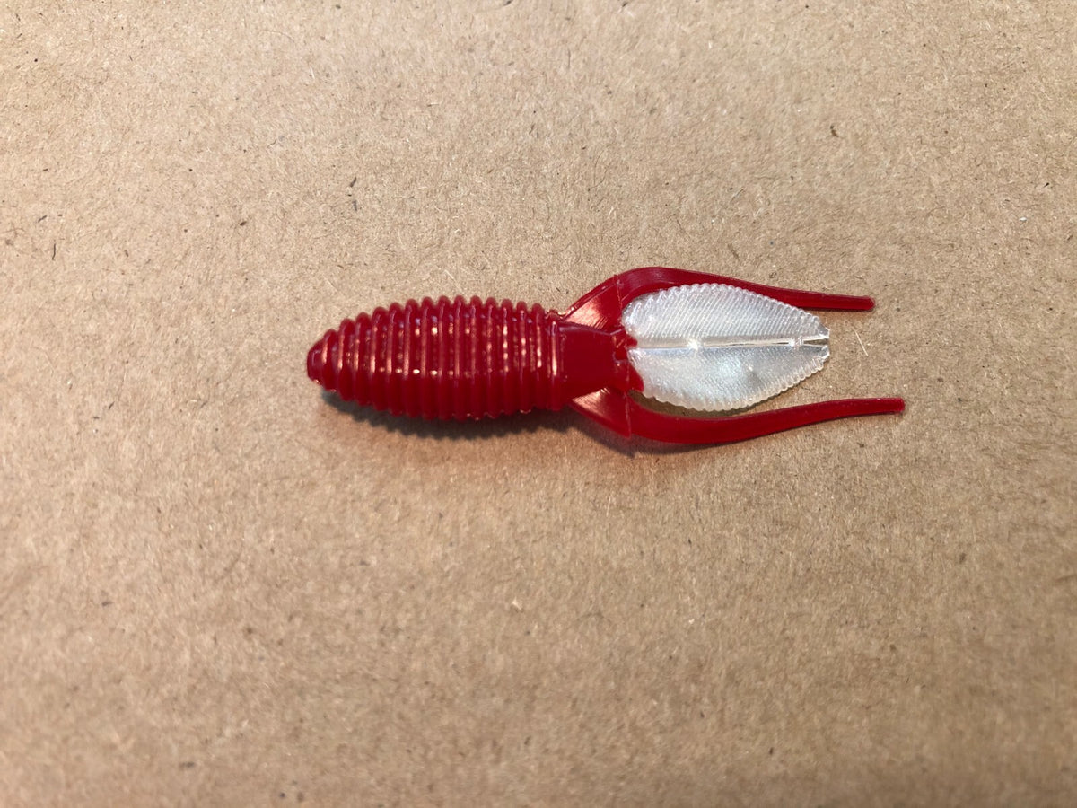 2-Inch Crappie Beaver Tail Soft Plastic Lures 100-Pack for Panfish Fishing