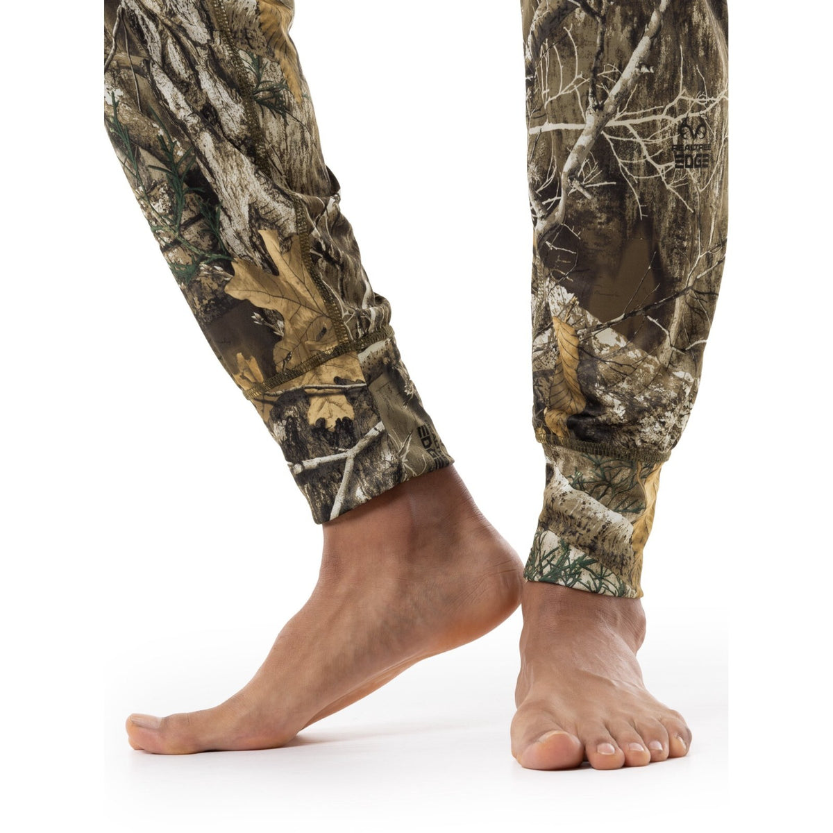 Men's Camouflage Thermals Bottoms - Realtree EDGE Scent Control Performance