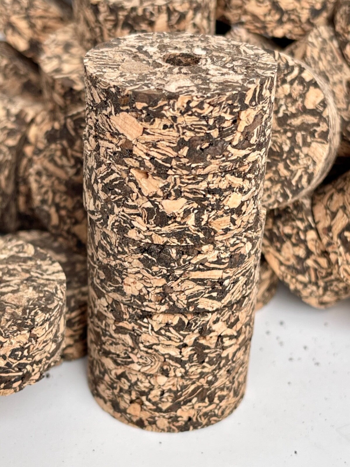 Cork Rings for Custom Rod Building - 36 Cactus Burl Rings 1 1/4" x 1/2"