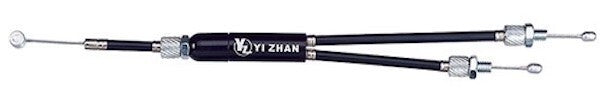 BMX Gyro Brake Cable and Housing Set - Black, Front Compatibility
