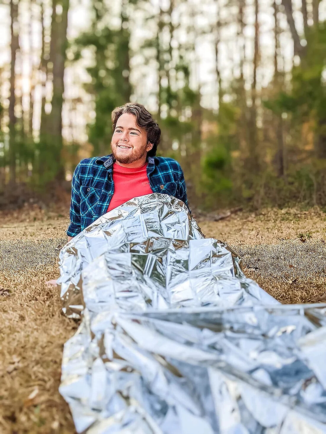 Emergency Mylar Thermal Blanket 54x84 Inches 20 Pack - Lightweight & Reflective