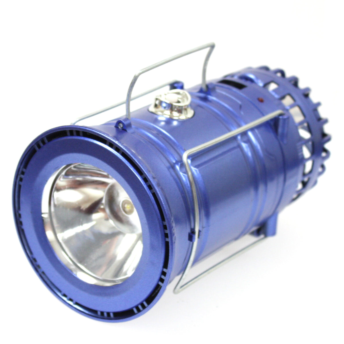 Rechargeable Solar Camping Lantern with Fan & Power Bank - Water Resistant LED Light