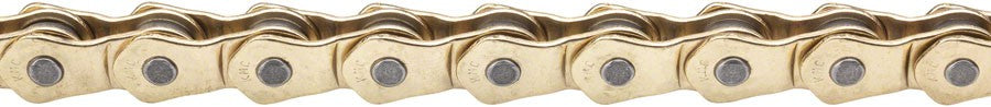 Narrow Bicycle Chain 3/32" 100 Links - Suitable for Single-Speed, BMX, Fixed Gear - Gold